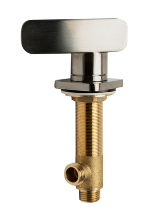 ALFI brand AB1884-BN Brushed Nickel Two-Handle 8" Widespread Bathroom Faucet