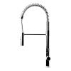 Polished Chrome Commercial Spring Kitchen Faucet