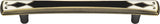 Atlas Homewares Canterbury Pull 5 1/16 Inch (c-c) Black & White