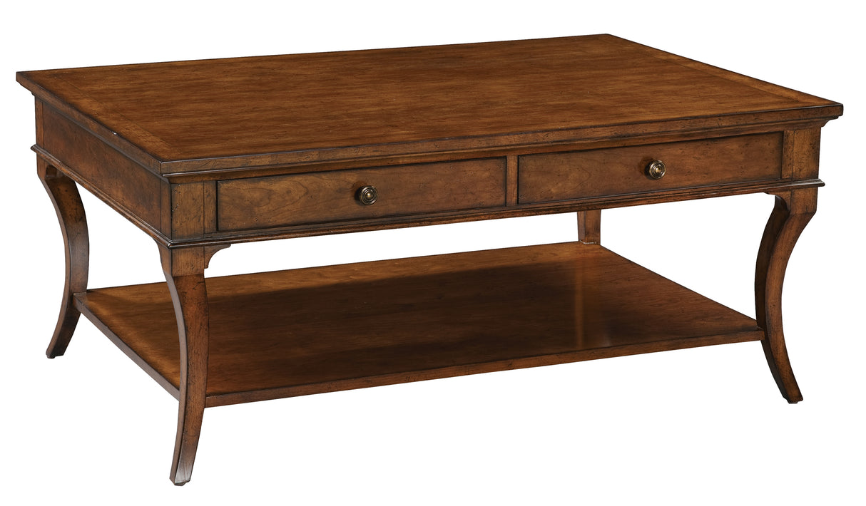 Hekman 11100 European Legacy 46in. x 32in. x 20.25in. Coffee Table