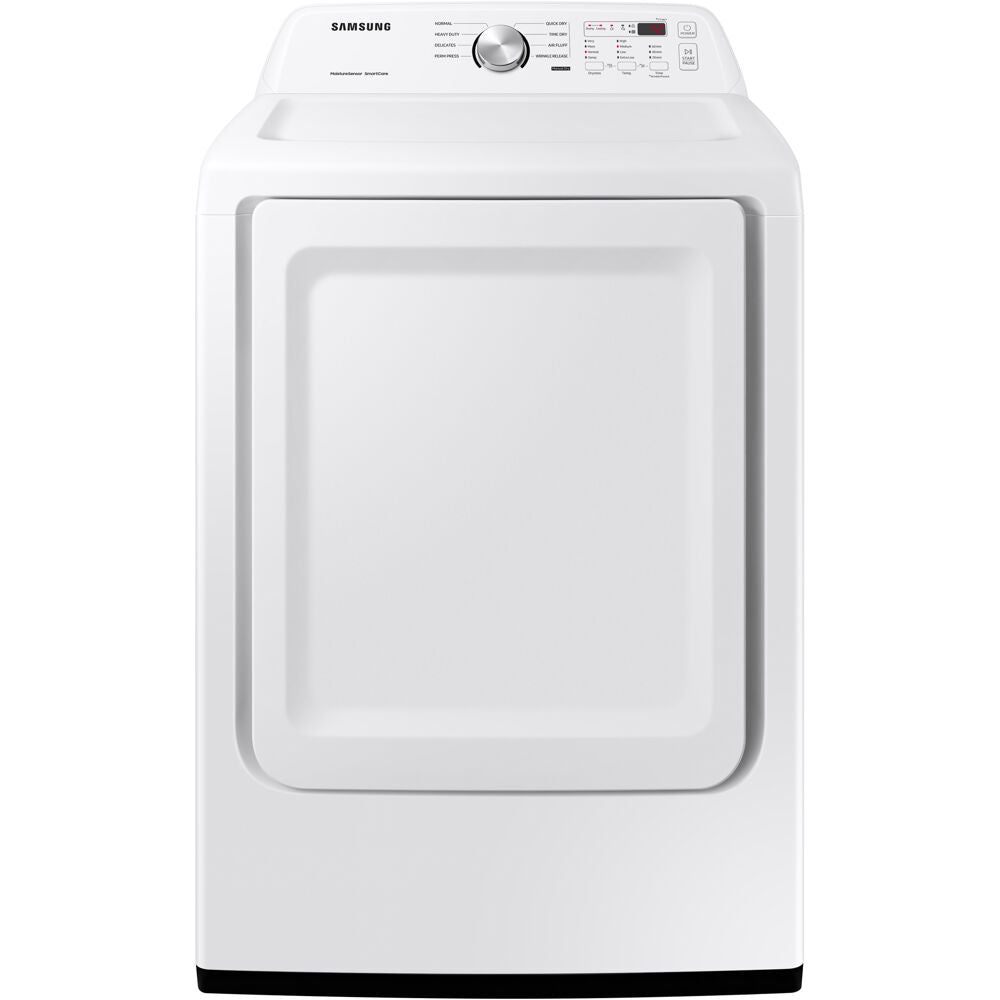 Samsung DVE45T3200W 7.2 CF Electric Dryer, Sensor Dry