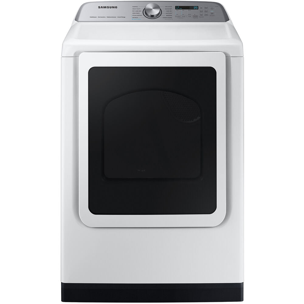 Samsung DVE54CG7150WA3 7.4 CF Smart Electric Dryer with Steam Sanitize, Pet Care Dry