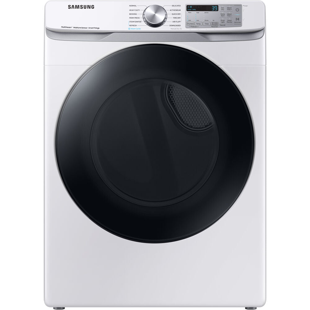 Samsung DVG45B6300W 7.5 CF Gas Dryer, Steam Sanitize+