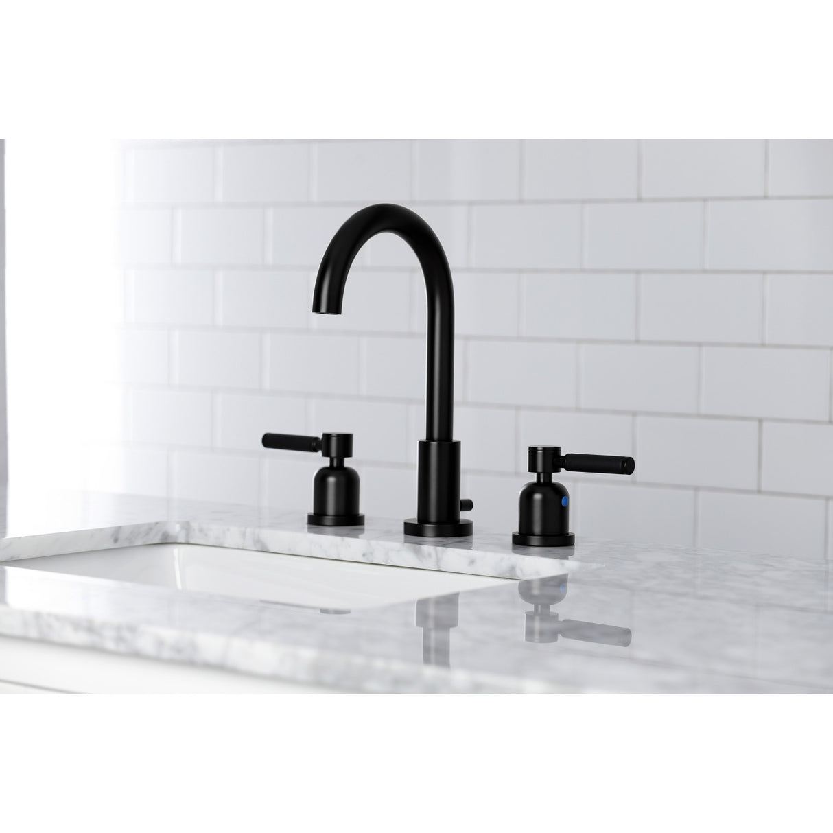 Fauceture FSC8920DKL Kaiser Widespread Bathroom Faucet, Matte Black