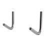 ALFI brand AB9532 Polished Chrome Corner Mounted Double Basket Shower Shelf Bathroom Accessory