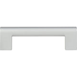 Atlas Homewares Round Rail Pull 3 3/4 Inch (c-c) Matte Chrome