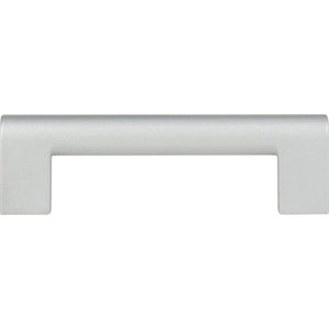 Atlas Homewares Round Rail Pull 3 3/4 Inch (c-c) Matte Chrome