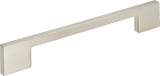 Atlas Homewares Thin Square Pull 7 9/16 Inch (c-c) Brushed Nickel