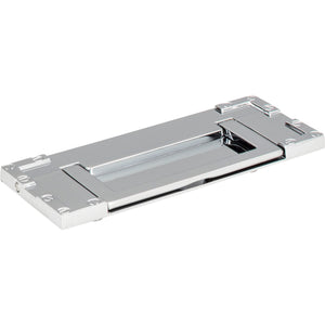 Atlas Homewares Campaign L-Bracket Drop Pull 3 Inch (c-c) Polished Chrome