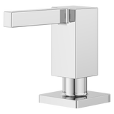Square Modern Kitchen Soap Dispenser in Polished Chrome