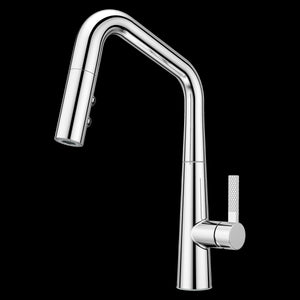 Asari 1-Handle Pull-Down Kitchen Faucet in Polished Chrome