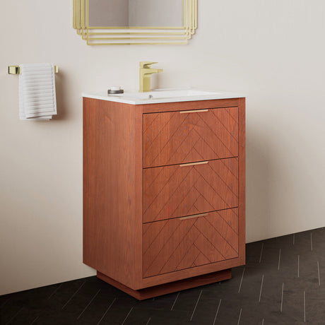 Daxton 24" Bathroom Vanity in Walnut