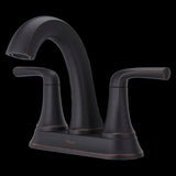 McAllen 2-Handle 4" Centerset Bathroom Faucet in Tuscan Bronze
