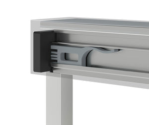 MAAX 139352-900-305-000 Incognito 70 44-47 x 70 ½ in. 8 mm Bypass Shower Door for Alcove Installation with Clear glass in Brushed Nickel