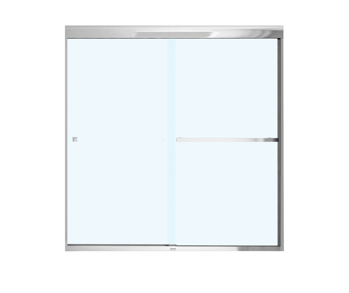 MAAX 135670-900-084-000 Aura SC 55-59 in. x 57 in. 8 mm Bypass Tub Door for Alcove Installation with Clear glass in Chrome