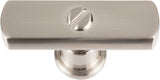 Atlas Homewares Everitt T-Knob 2 Inch Brushed Nickel