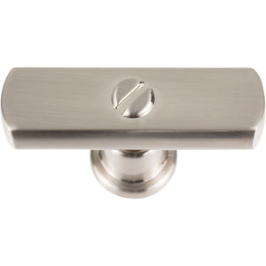 Atlas Homewares Everitt T-Knob 2 Inch Brushed Nickel