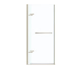 MAAX 136676-900-305-000 Reveal 71 32 ½-35 ½ x 71 ½ in. 8mm Pivot Shower Door for Alcove Installation with Clear glass in Brushed Nickel