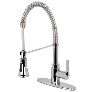 Gourmetier GSY8871CTL Continental Single-Handle Pre-Rinse Kitchen Faucet, Polished Chrome