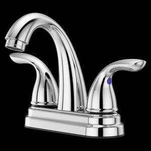 Pfirst Series 2-Handle 4" Centerset Bathroom Faucet in Polished Chrome