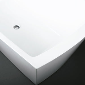 DAX Acrylic Square Freestanding Bathtub, White BT-8017