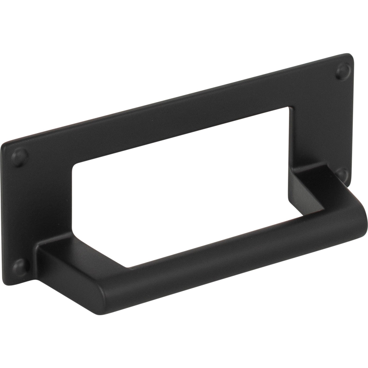 Atlas Homewares Bradbury Cup Pull 3 Inch (c-c) Matte Black