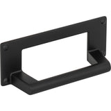 Atlas Homewares Bradbury Cup Pull 3 Inch (c-c) Matte Black