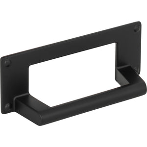 Atlas Homewares Bradbury Cup Pull 3 Inch (c-c) Matte Black