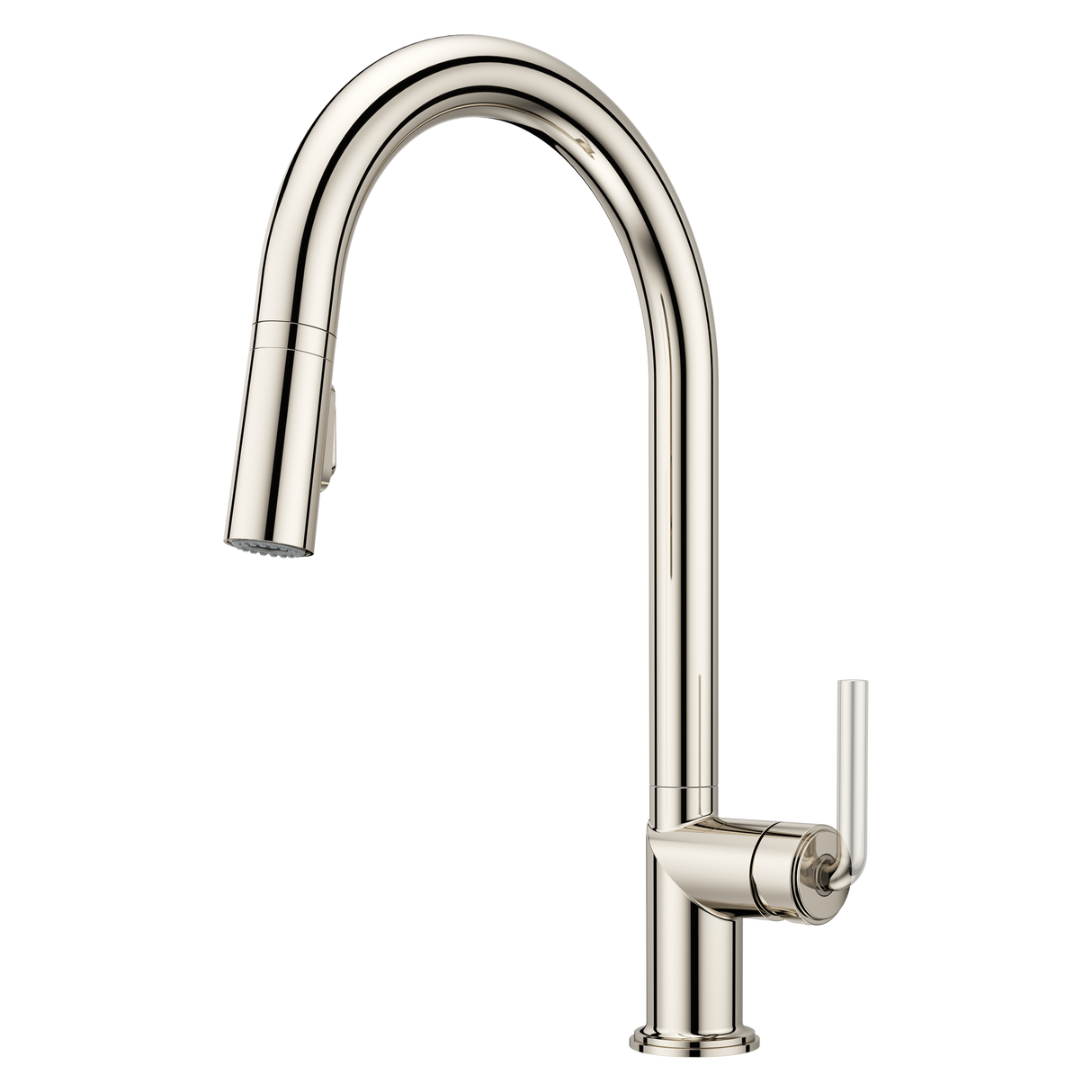 Tenet 1-Handle Pull-Down Kitchen Faucet in Polished Nickel
