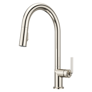 Tenet 1-Handle Pull-Down Kitchen Faucet in Polished Nickel