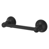 Tisbury Single Post Paper Holder in Spot Defense Matte Black
