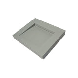 DAX Solid Surface Rectangular Single Bowl Top Mount Bathroom Basin, White DAX-AB-1330