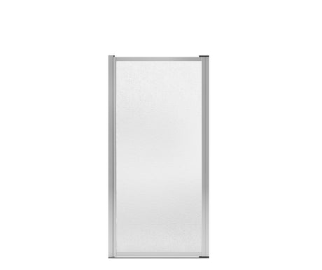 MAAX 136732-970-084-000 Polar Pivot 29-30 ¾ x 64 ½ in. Pivot Shower Door for Alcove Installation with Raindrop glass in Chrome