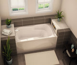 Aker SBA-3260 AcrylX Alcove Right-Hand Drain Bodywrap Bath in White
