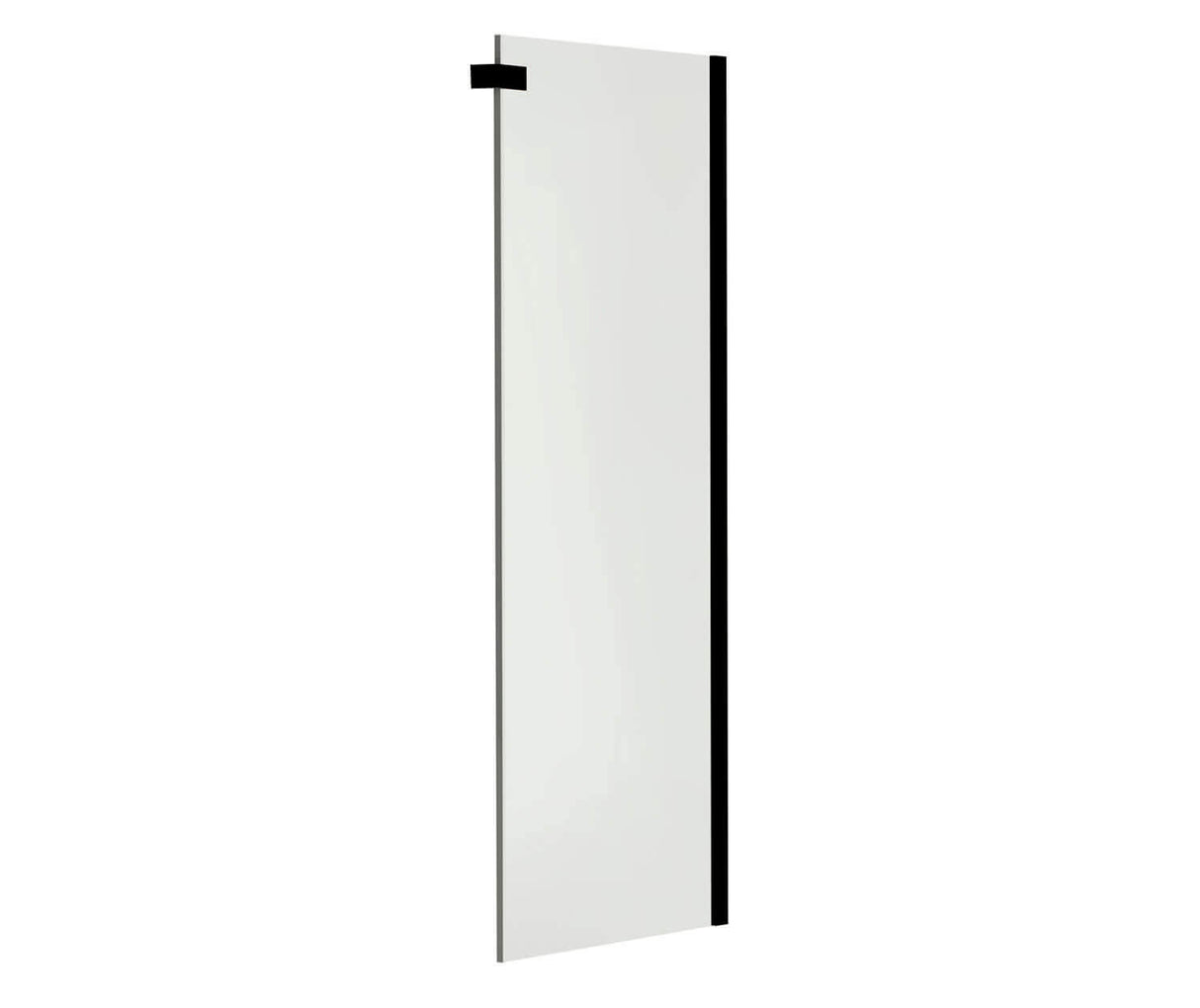 MAAX 139395-900-340-000 Halo Return Panel for 34 in. Base with Clear glass in Matte Black