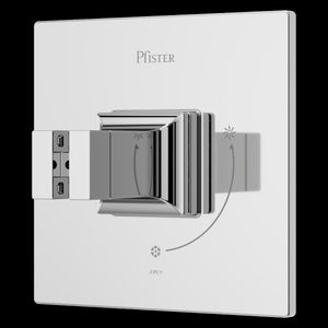 Verve Diverter Valve Only Trim without Handles in Polished Chrome
