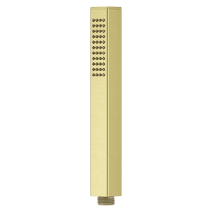 Modern Square Single Function Hand Shower Wand in Brushed Gold