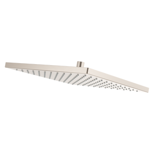 Modern Square 12 in. Raincan Showerhead in Brushed Nickel