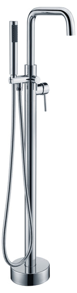 ANZZI FS-AZ0048CH Moray Series 2-Handle Freestanding Tub Faucet in Polished Chrome