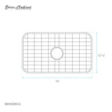 19 x 12.5 Stainless Steel Kitchen Sink Grid