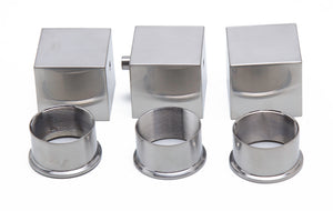 ALFI brand AB2801-BN Brushed Nickel Concealed 3-Way Thermostatic Valve Shower Mixer Square Knobs