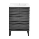 Cascade 24" Bathroom Vanity in Black