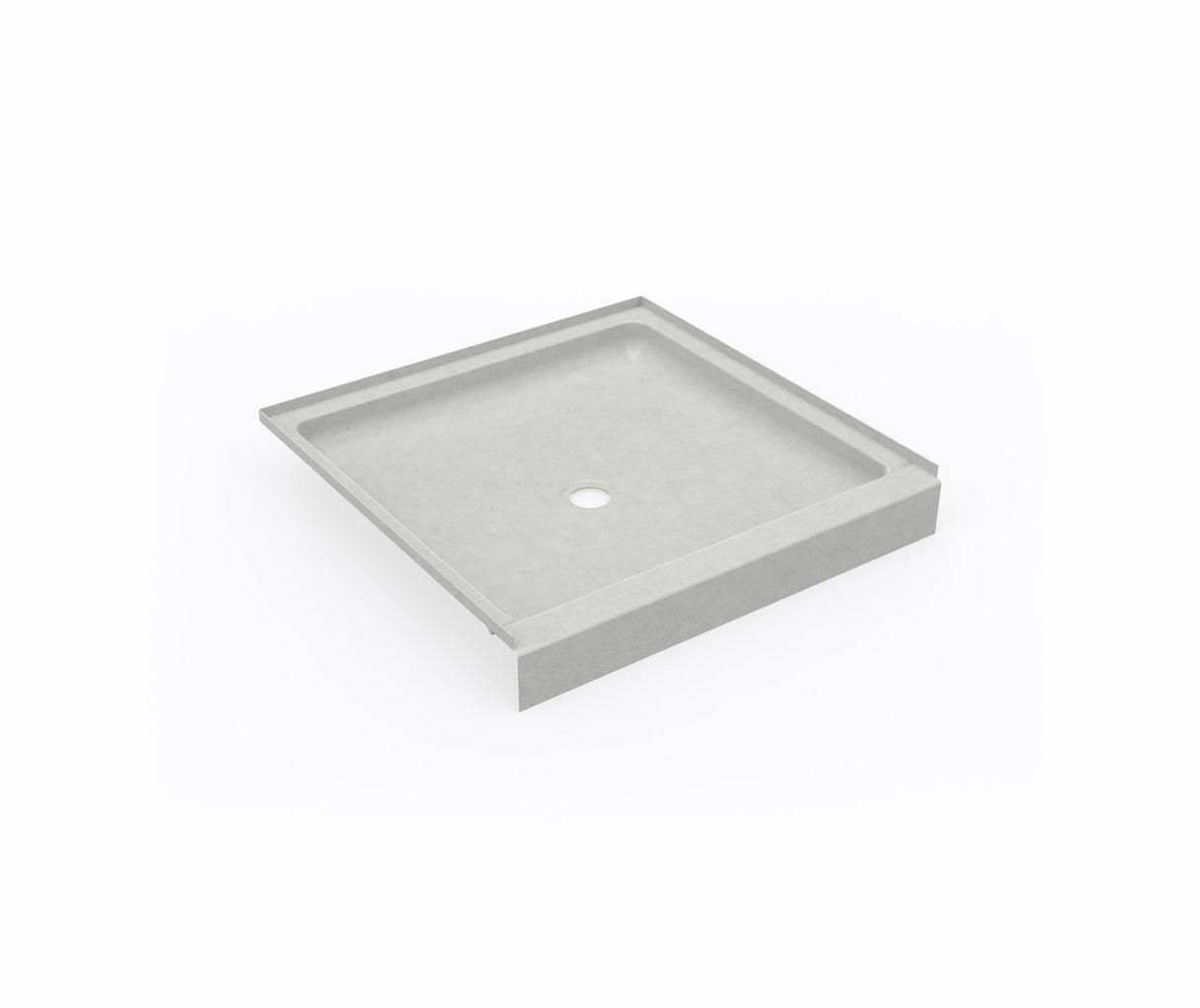 Swanstone SS-3636 36 x 36 Swanstone Alcove Shower Pan with Center Drain Birch SF03636MD.226