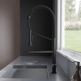 Nouvet Single Handle, Pull-Down Kitchen Faucet with Pot Filler in Matte Black