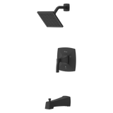 Holliston Tub/Shower Trim Kit in Spot Defense Matte Black