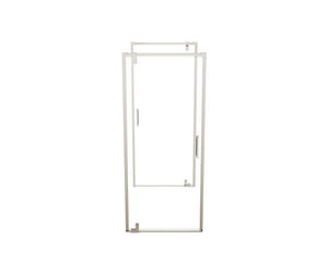 MAAX 137937-900-305-000 ModulR 2 36 x 78 in. 8mm Pivot Shower Door for Tunnel Installation with Clear glass in Brushed Nickel