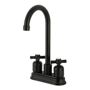 Kingston Brass KB8490ZX Millennium Bar Faucet, Matte Black