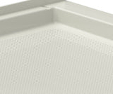 Swanstone SS-4260 42 x 60 Swanstone Alcove Shower Pan with Center Drain in Bisque SF04260MD.018