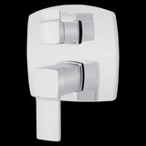 Deckard Stacked Diverter Trim Kit in Polished Chrome