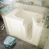 MediTub Walk-In 29 x 52 Left Drain Biscuit Soaking Walk-In Bathtub